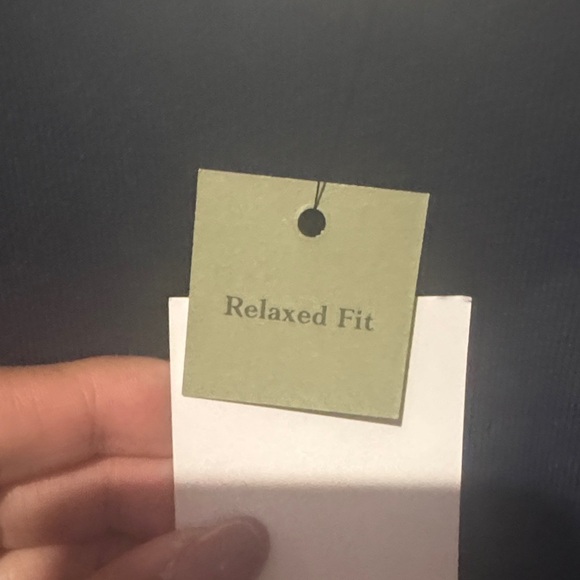 Goodfellow & Co Dark Blue Crewneck Sweater with Floral Patch - Picture 2 of 4